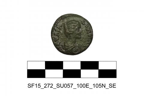 04. Bronze coin of Julia Domna (photographed by J. Tlustá)